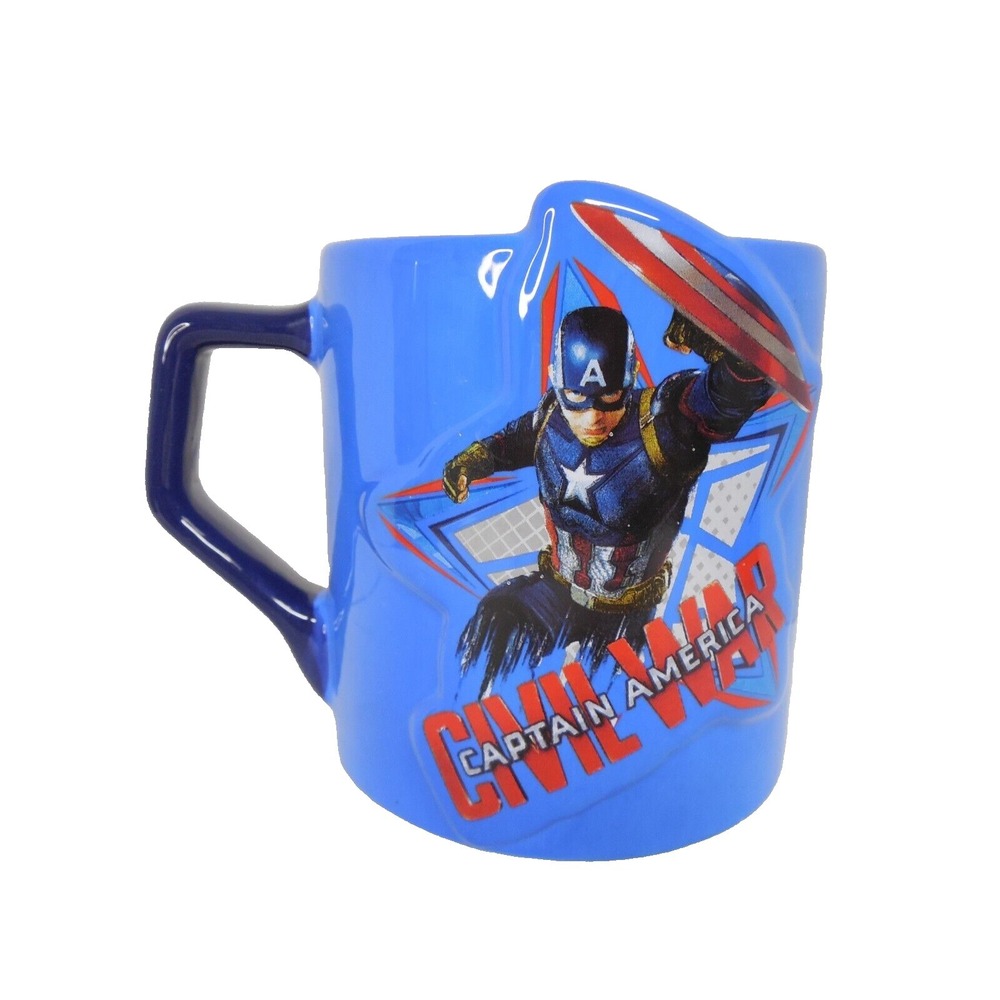 Marvel Civil War Captain America Coffee Mug 14 oz